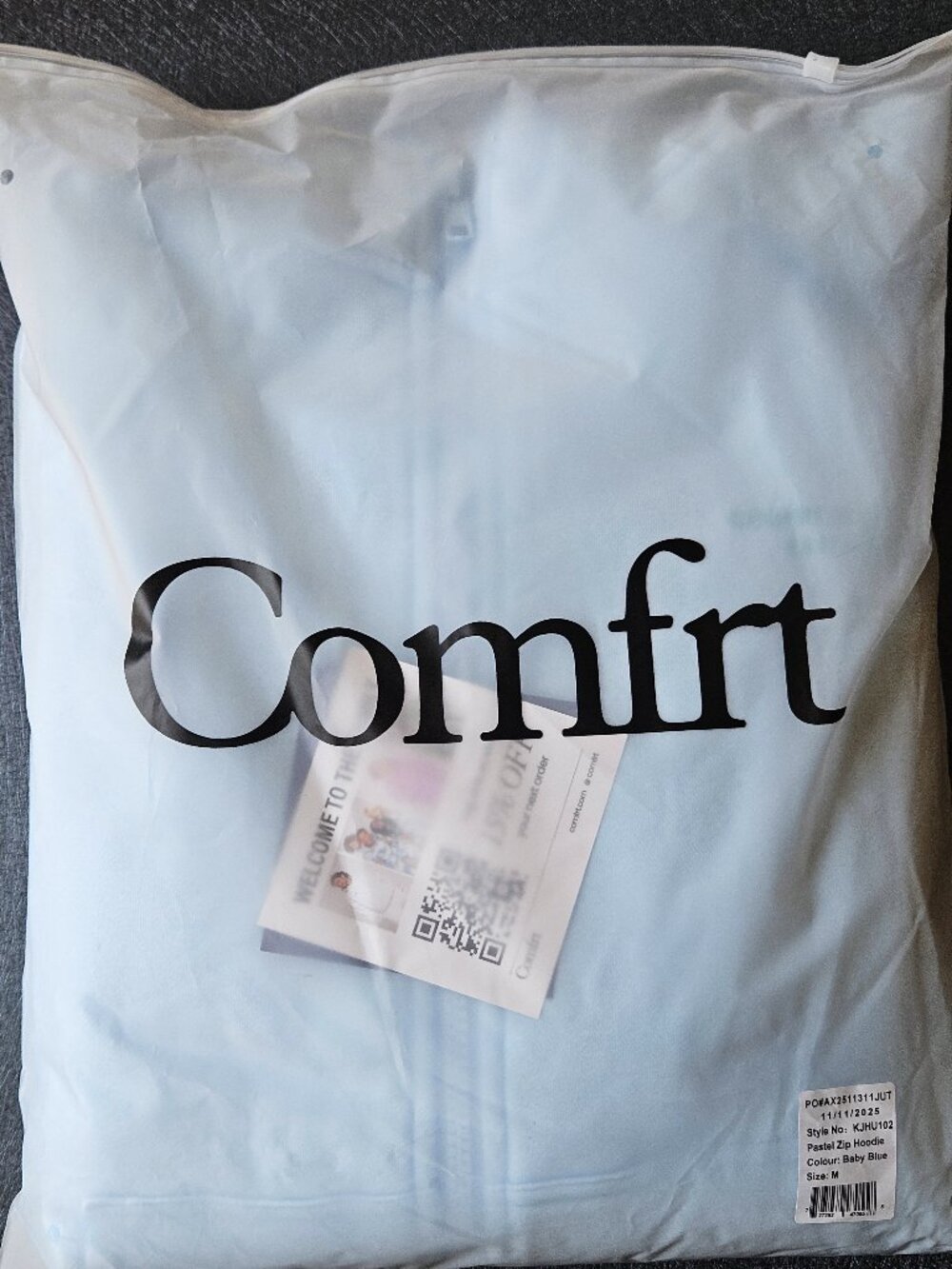 Comfrt Pastel Zip Hoodie – Mega - Picture 2 of 8